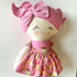 Doll with Dark Pink Outfit