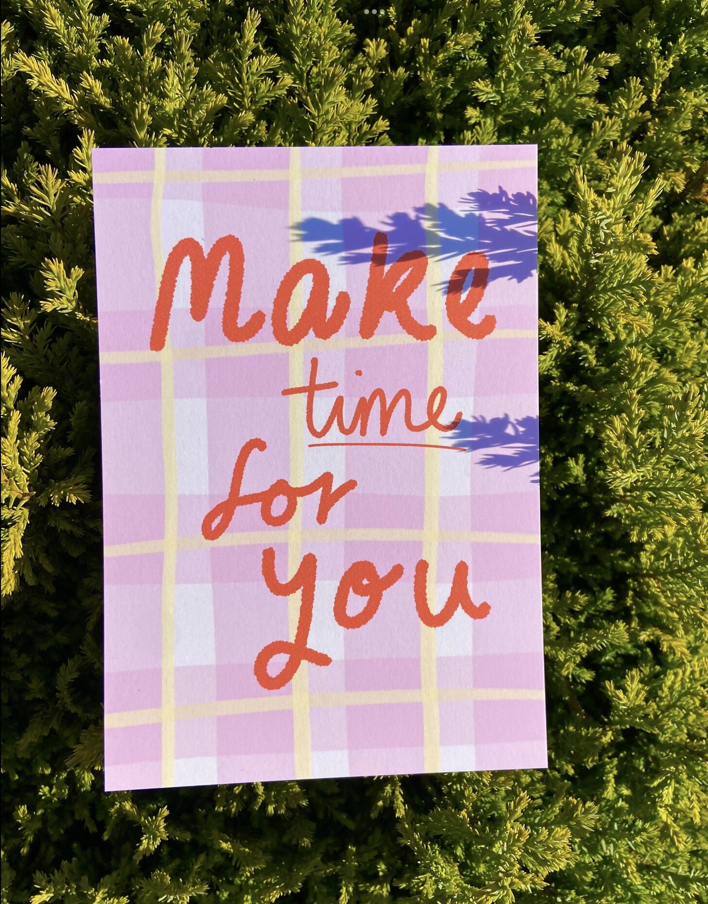Make Time For You Postcard