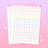 Vinyl Sticker Sheet - Rainbow Stars