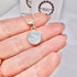 BLUE MOONSTONE ROUND NECKLACE
