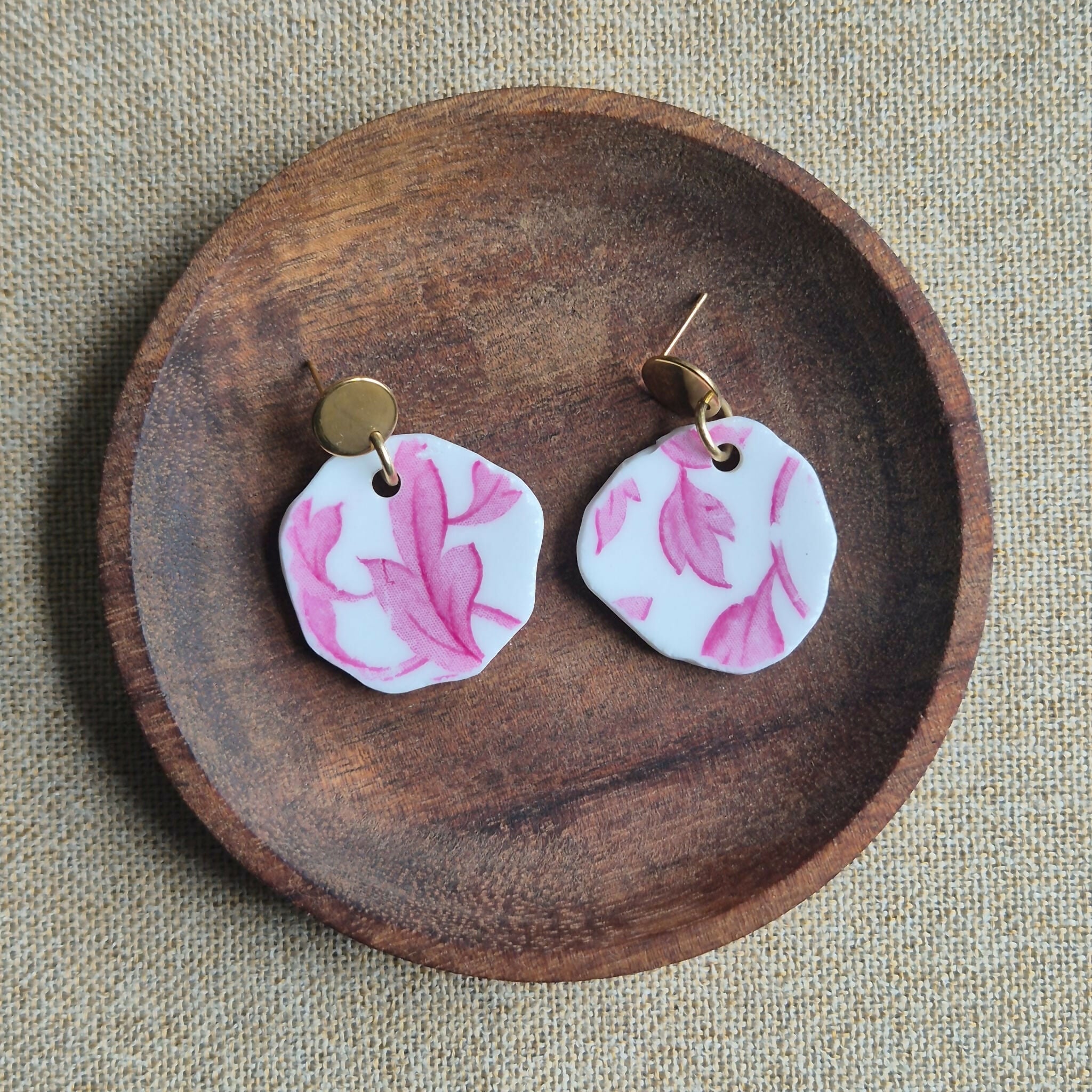 Recycled Ceramic Earring