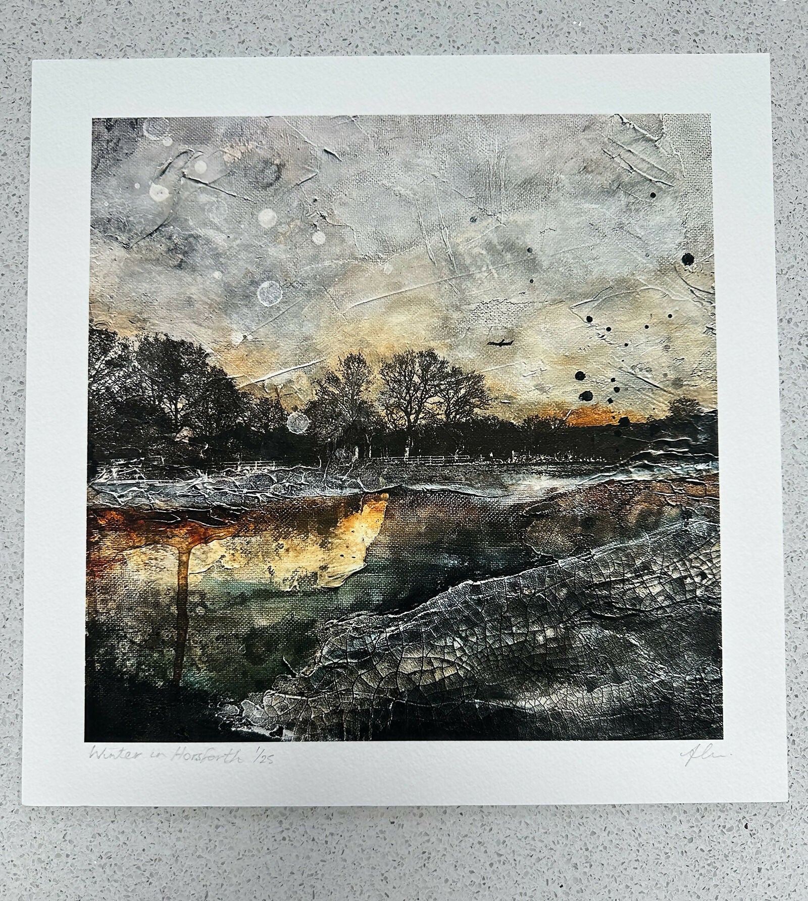 Winter In Horsforth - Giclee Print