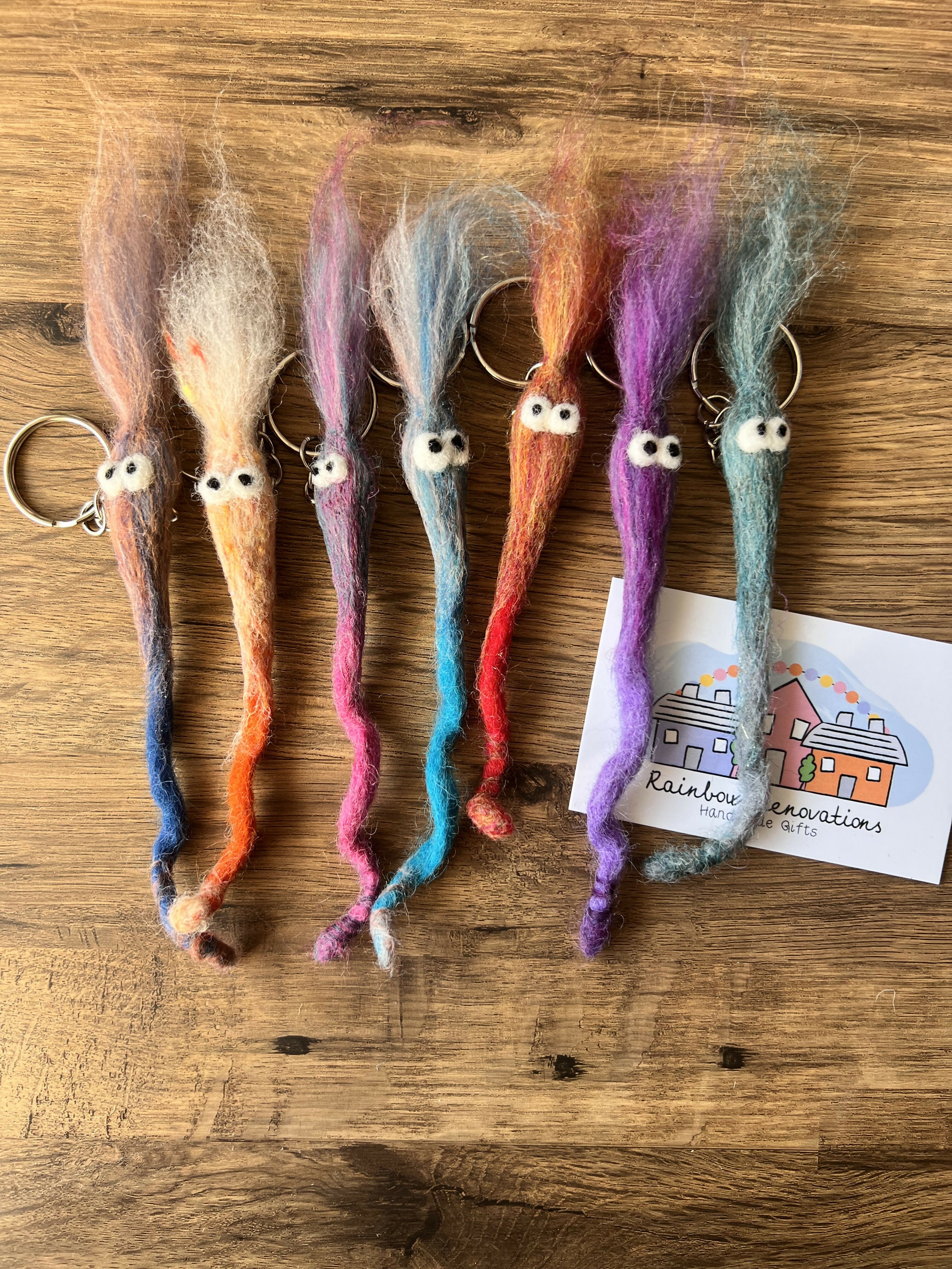 Woolly Worm Keyring