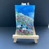 2 Sheep Oil Painting Mini Canvas Fridge Magnet