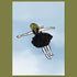 Parachute Illustration Print A4