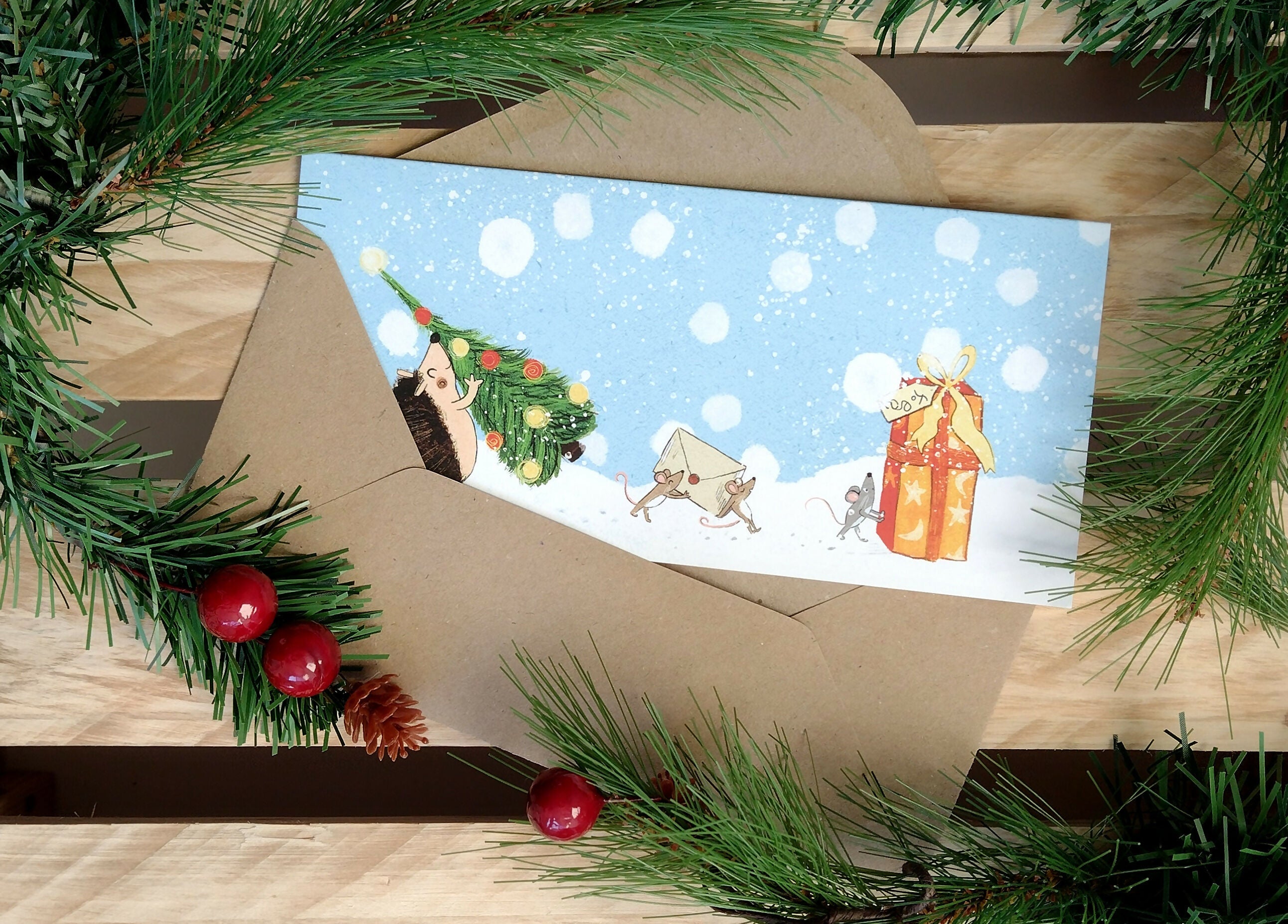 Set of 5 Christmas Cards