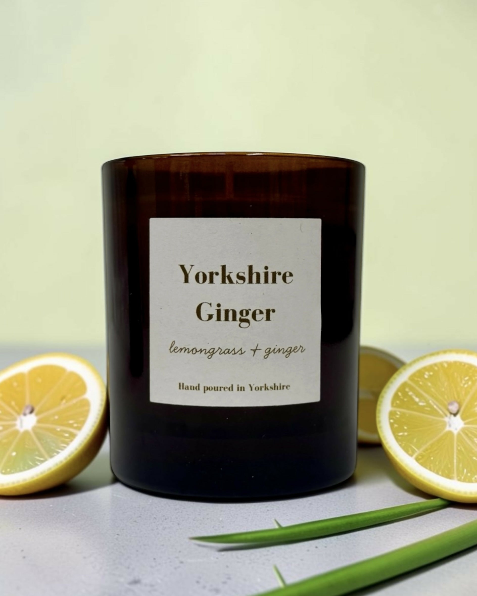 Yorkshire Ginger - Lemongrass and Ginger Scented Candle - 160g