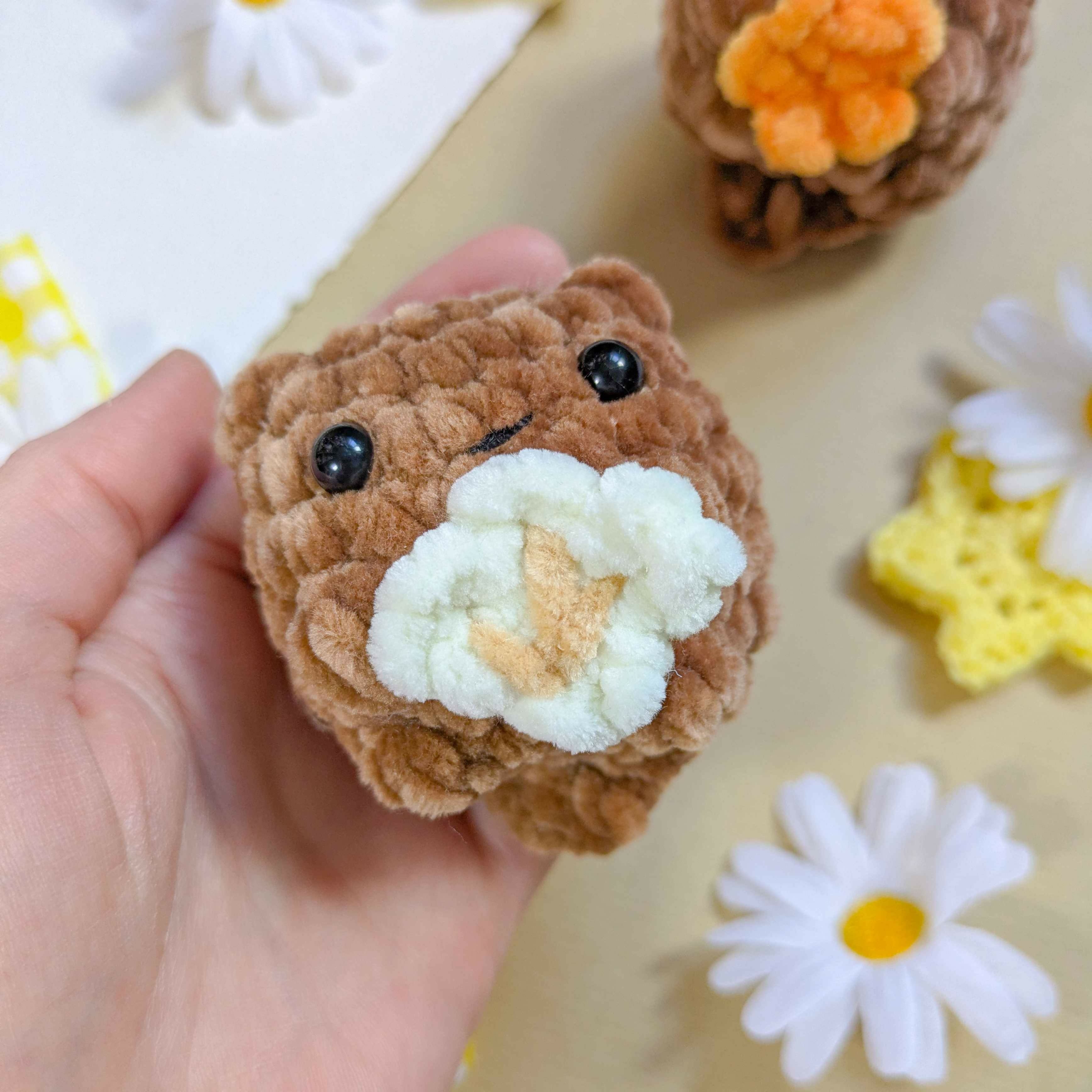 Otter Puff Pud - Crochet Plushie