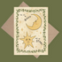 You Are My Moon And My Stars Greetings Card