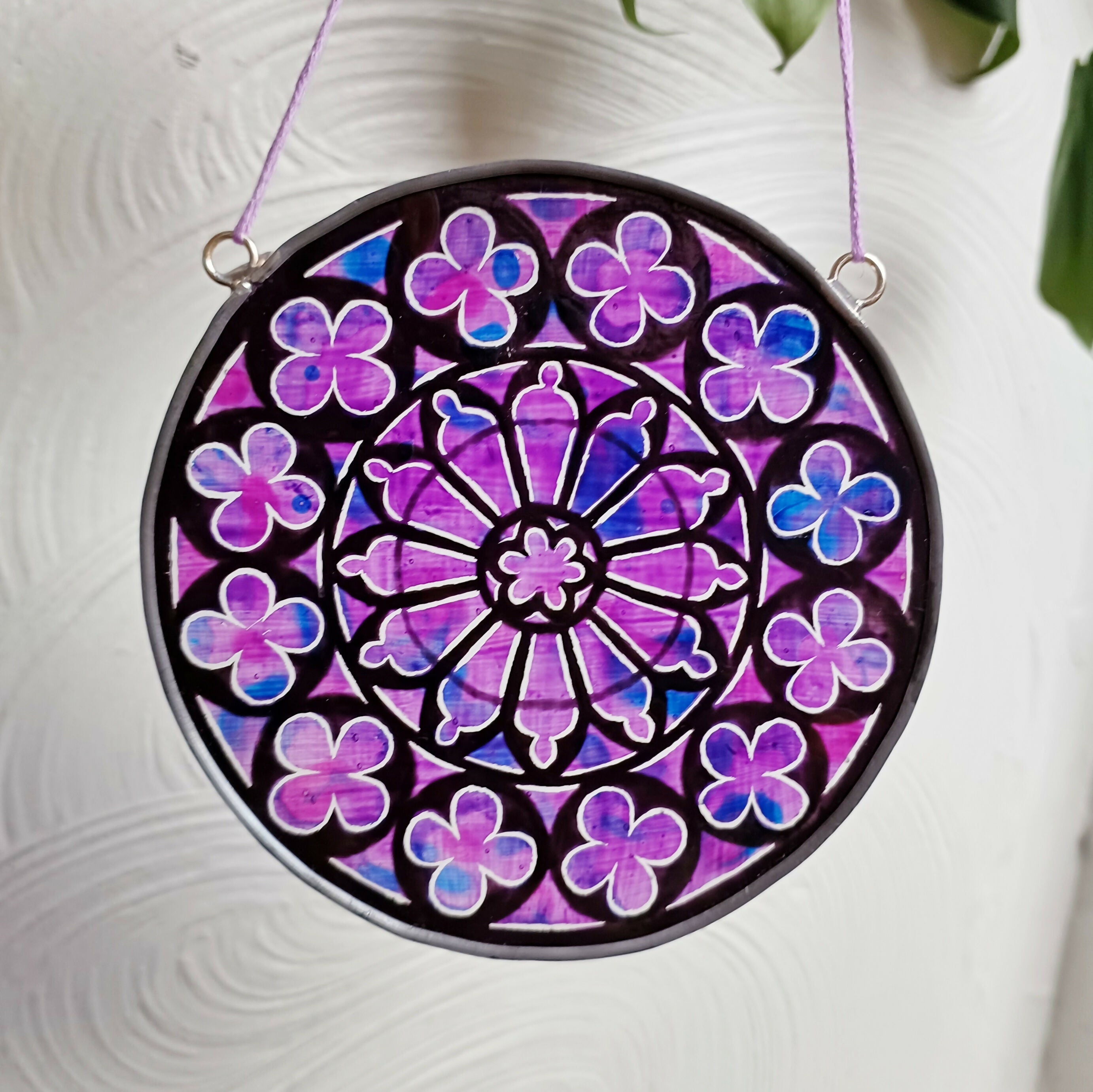 Cathedral Rose Window Suncatcher