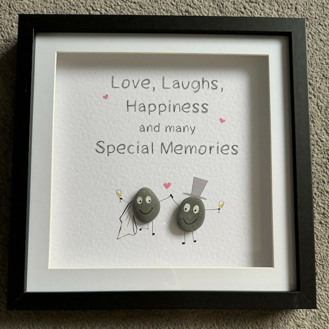 Love, Laughs & Happiness Wedding - Square Medium