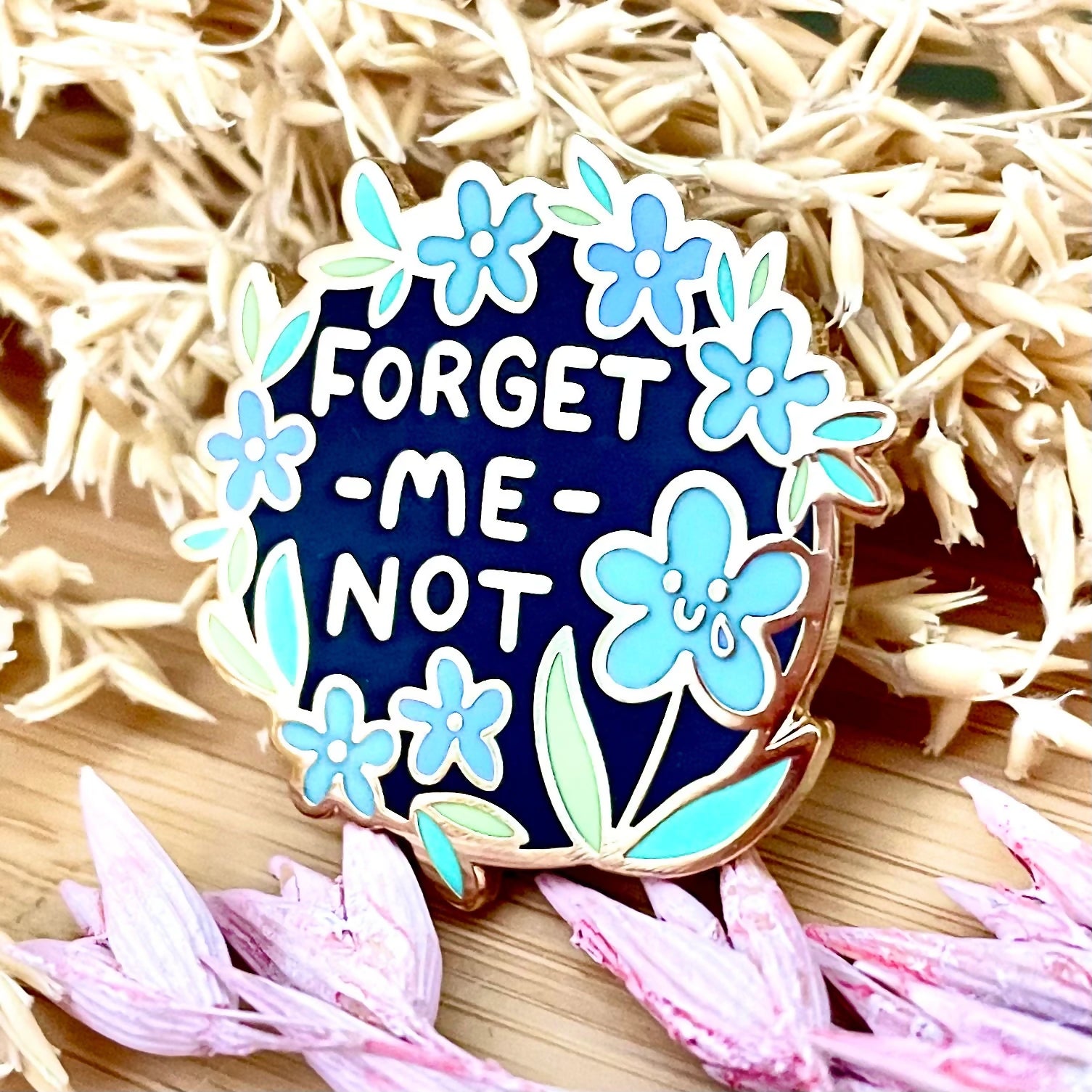 Enamel Pin - Forget Me Not
