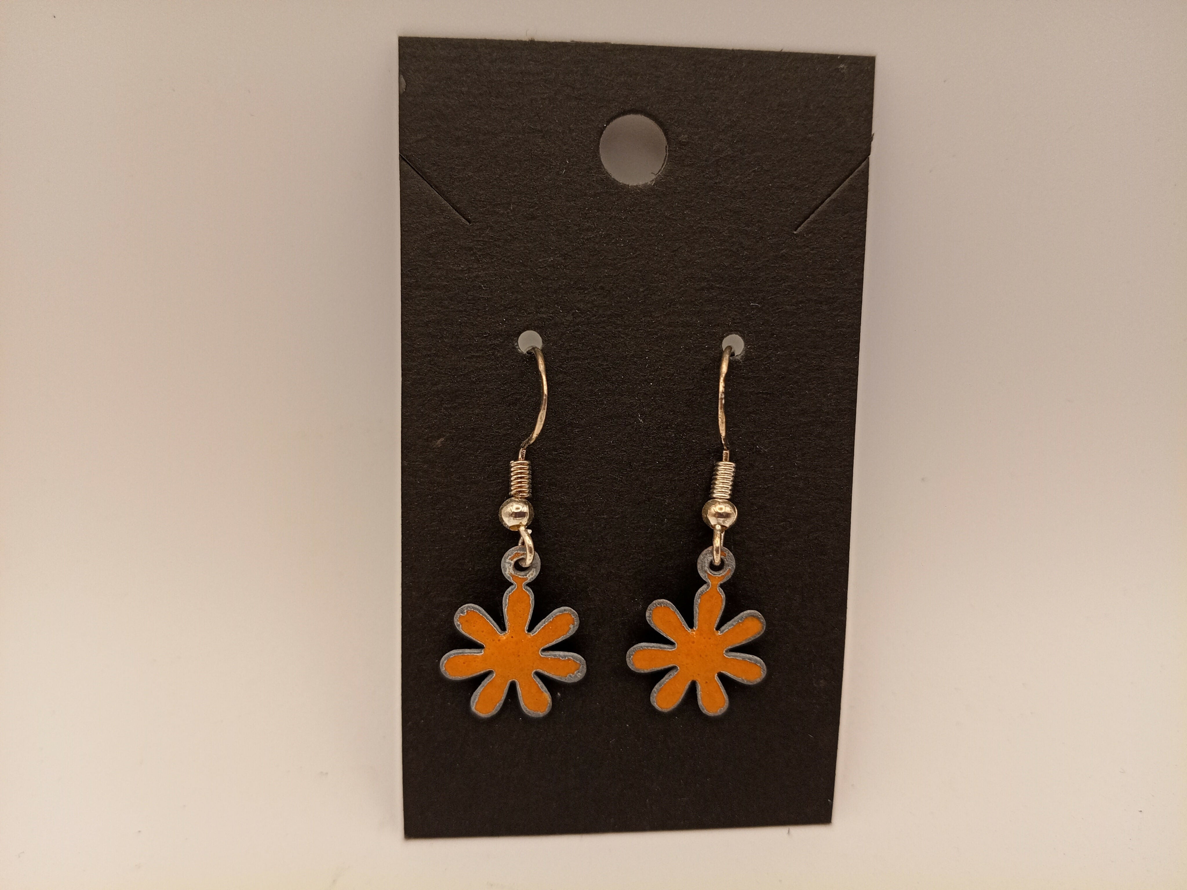 Enamel Flower Earrings