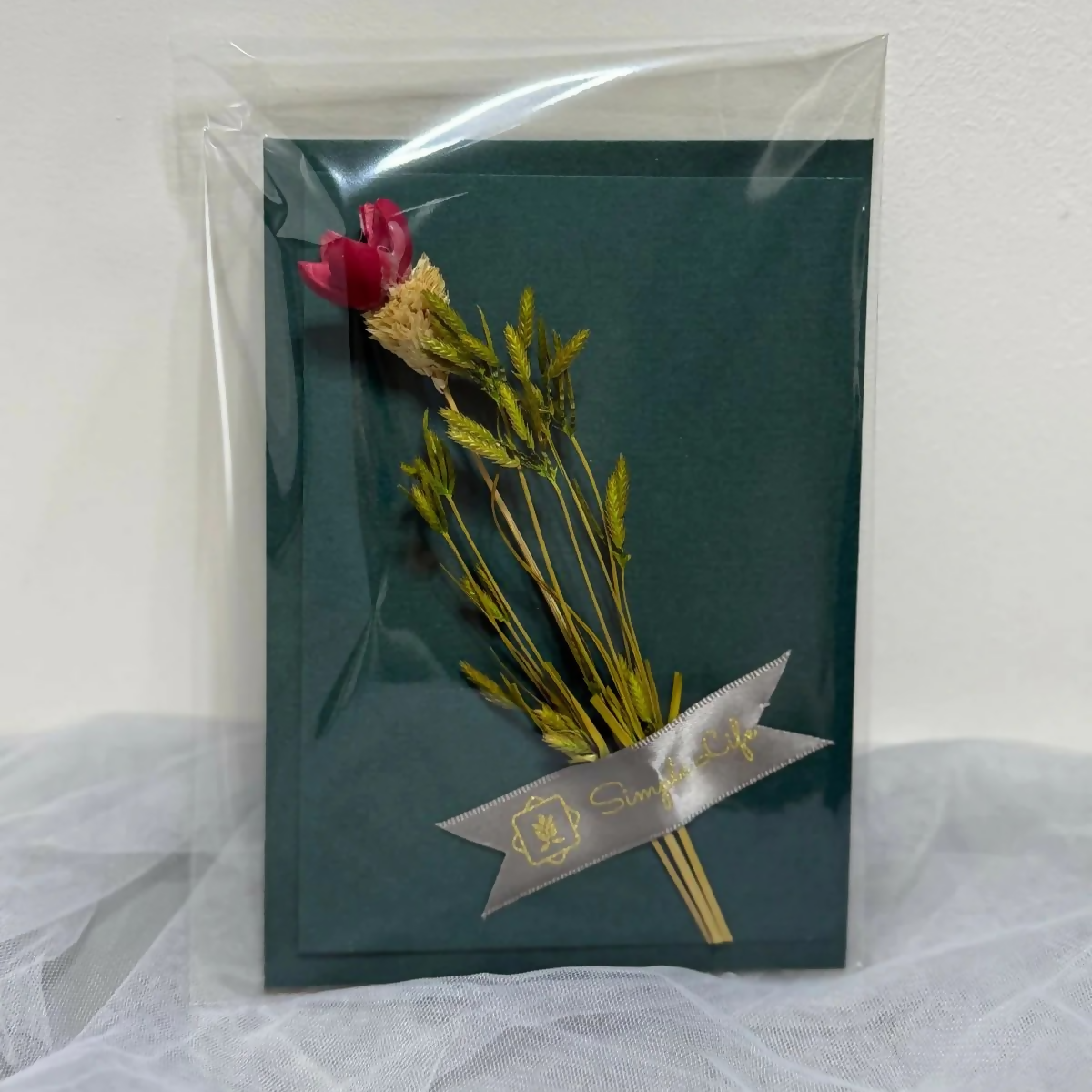 Preserved Flower Greeting Card