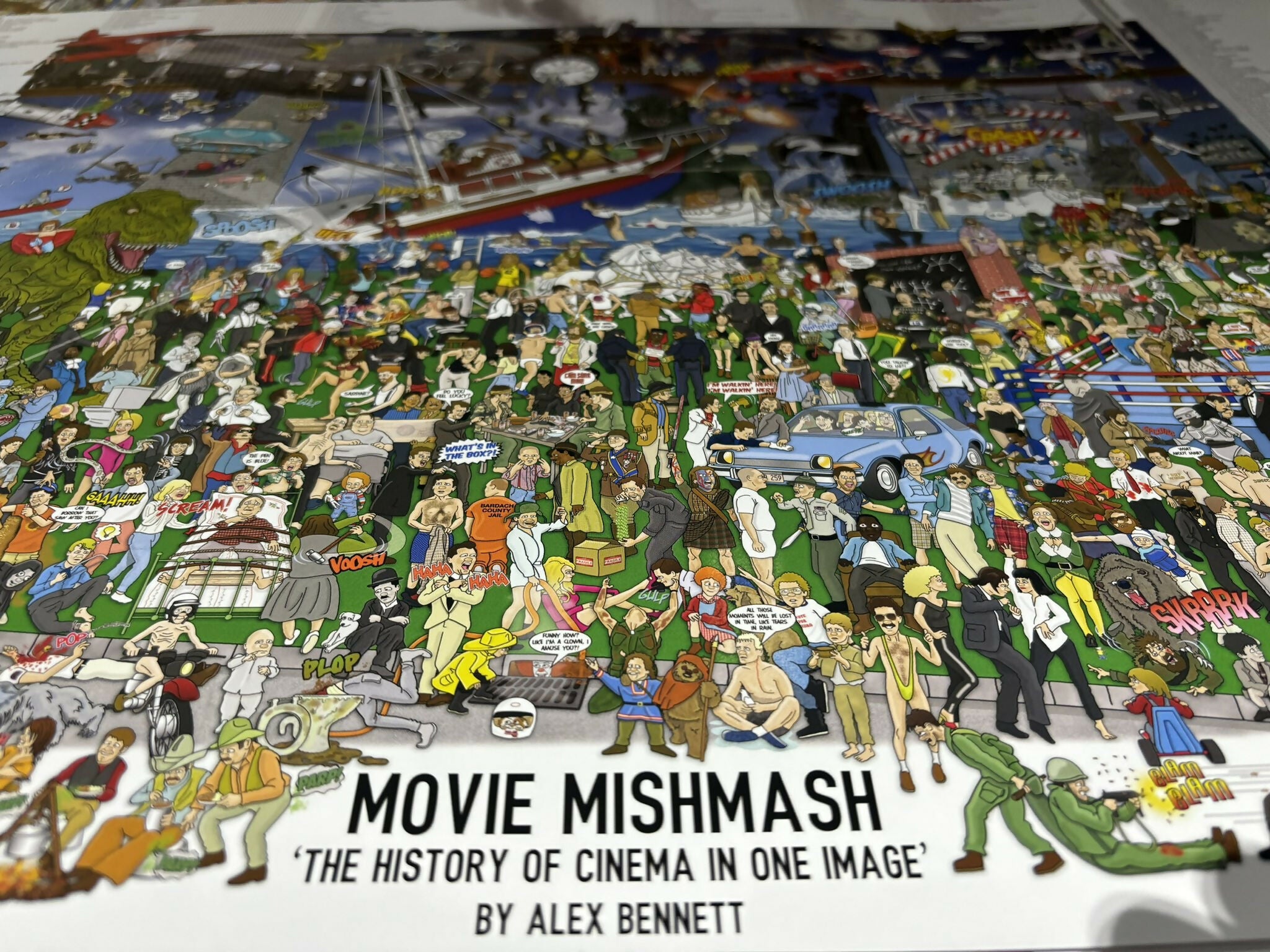 Movie Mishmash - The History of Cinema in One Image