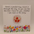 Fused Glass Pocket Hug Card