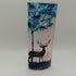 Fused Glass Silhouette Stag Tealight