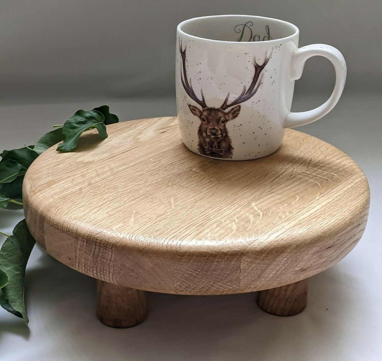 Large Handmade Raised Wooden Display Stand