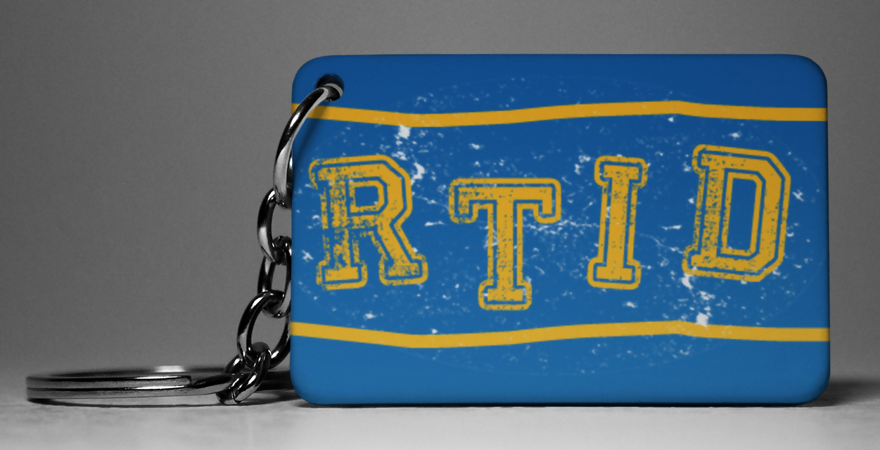 Leeds Rhinos Keyring RTID Design