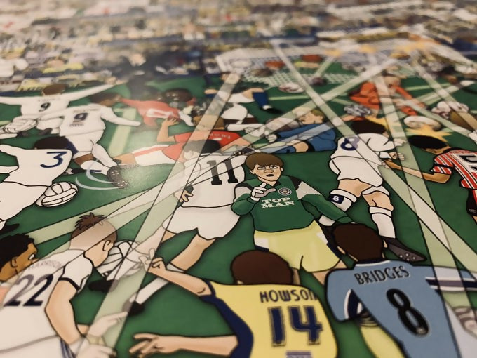 Leeds United Mishmash - The History of the Whites in One Image
