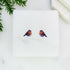 Traditional Robin Stud Earrings