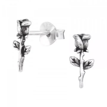 Rose stem Stud