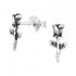 Rose stem Stud