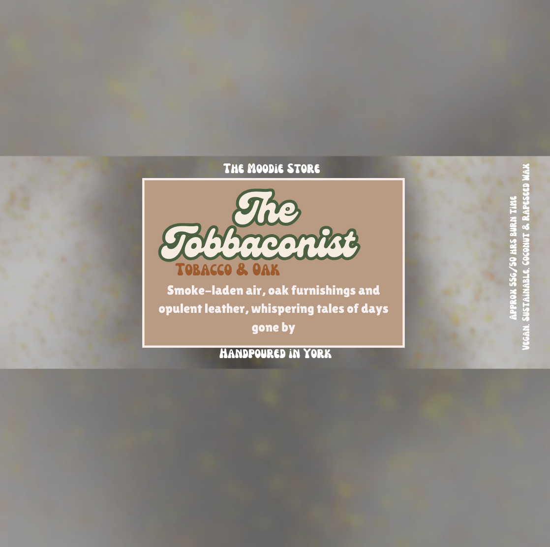The Tobbaconist -Tobacco & Oak Fragranced Vegan Wax Melt Snap Bar