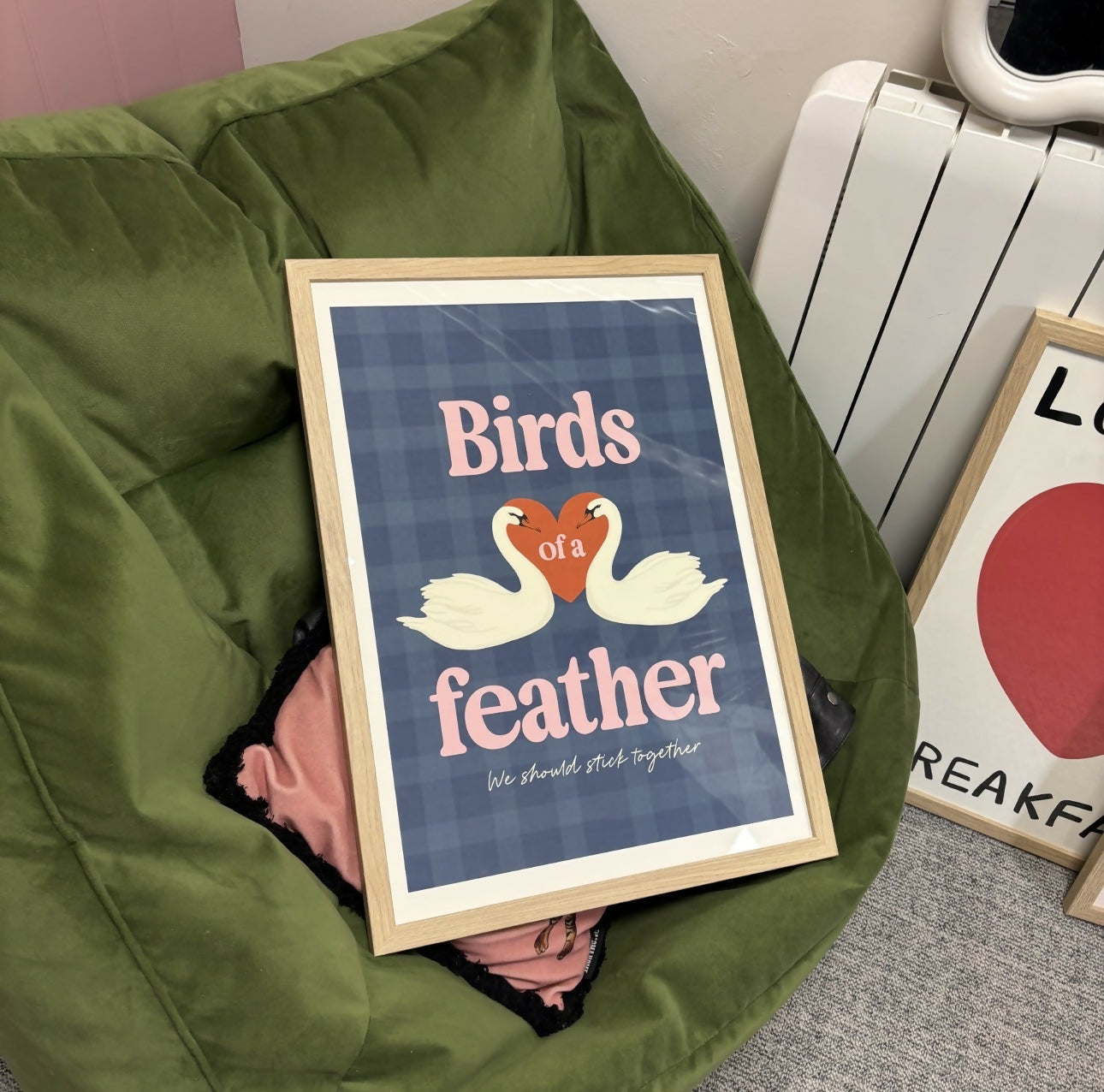 FRAMED Birds Of A Feather A2 Print