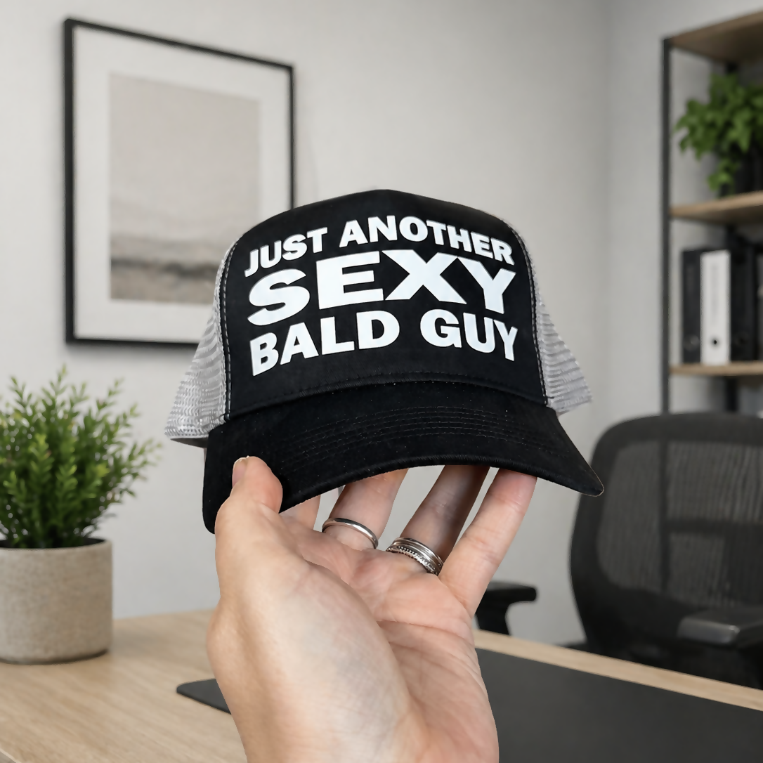 Sexy Bald Guy Baseball Cap