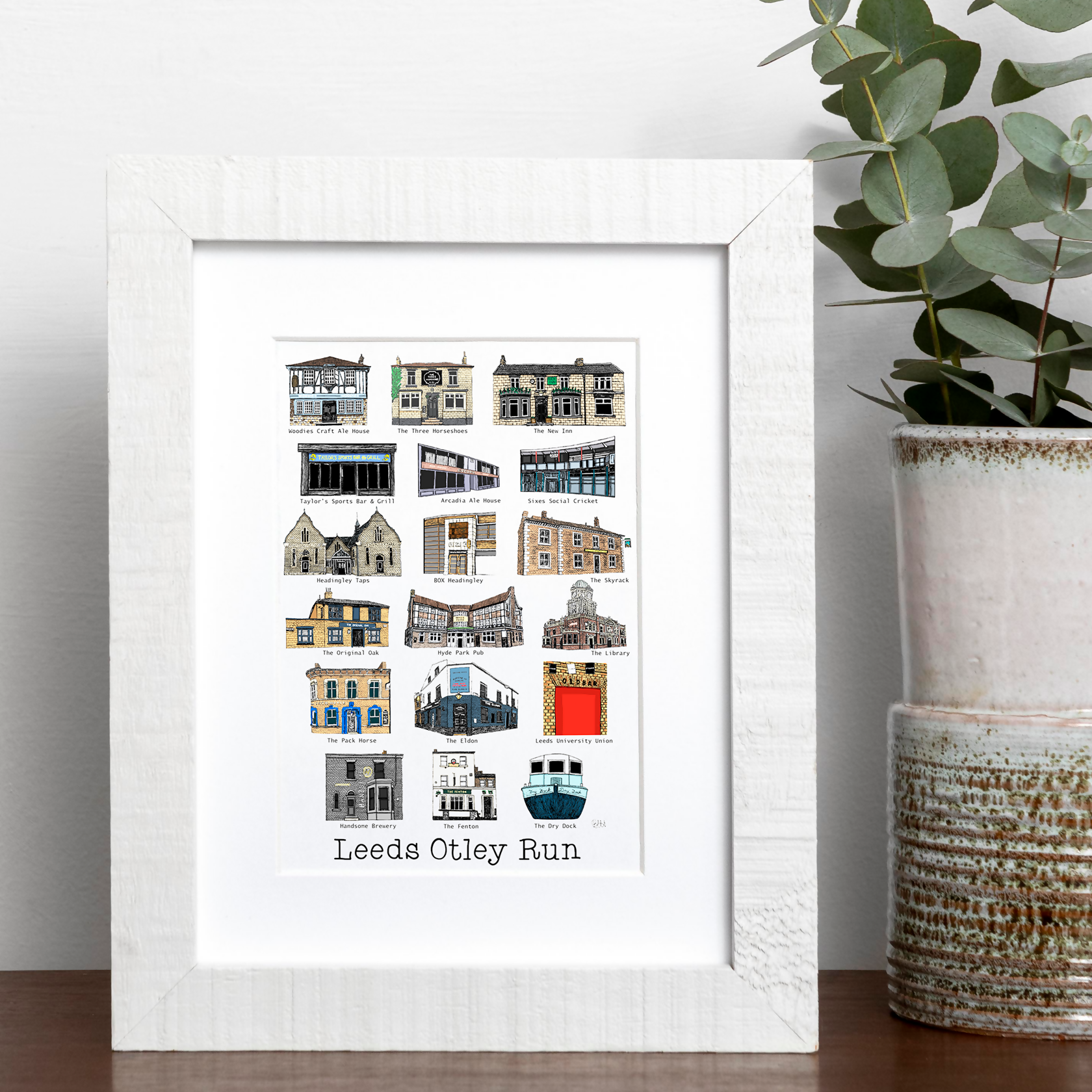 Leeds Otley Run Print