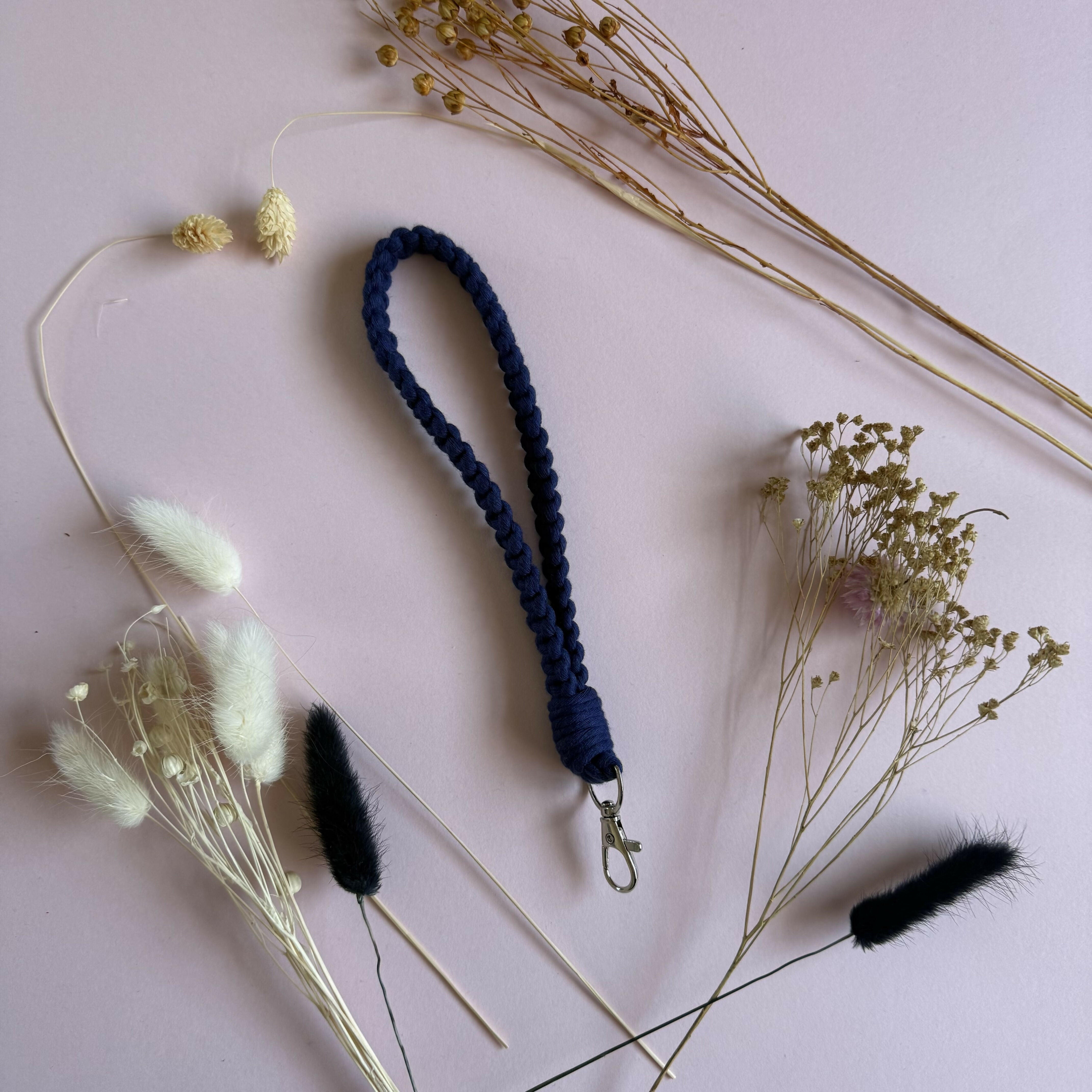 Macrame Wristlet Keyring