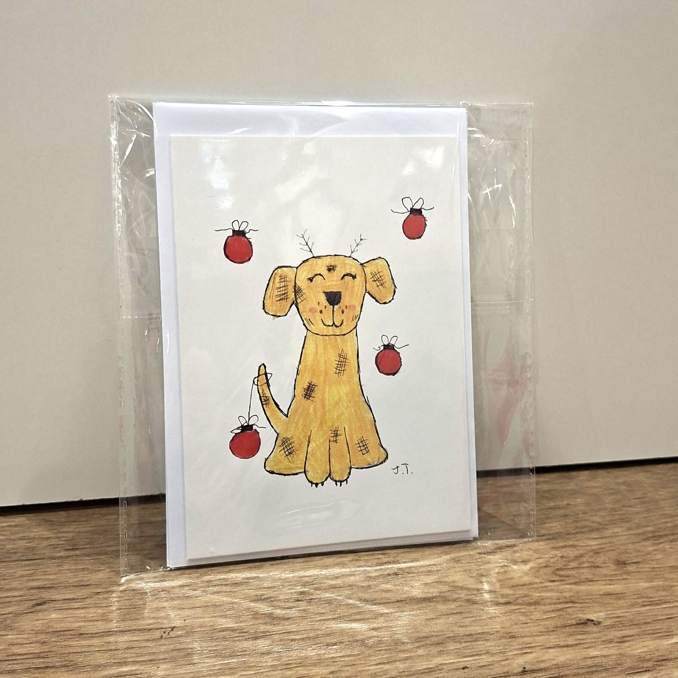 Dog Christmas Card Twin Pack
