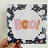 Halloween Boo Square Ghostie Print