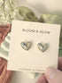 Icy blue Crystal Effect Stud Earrings