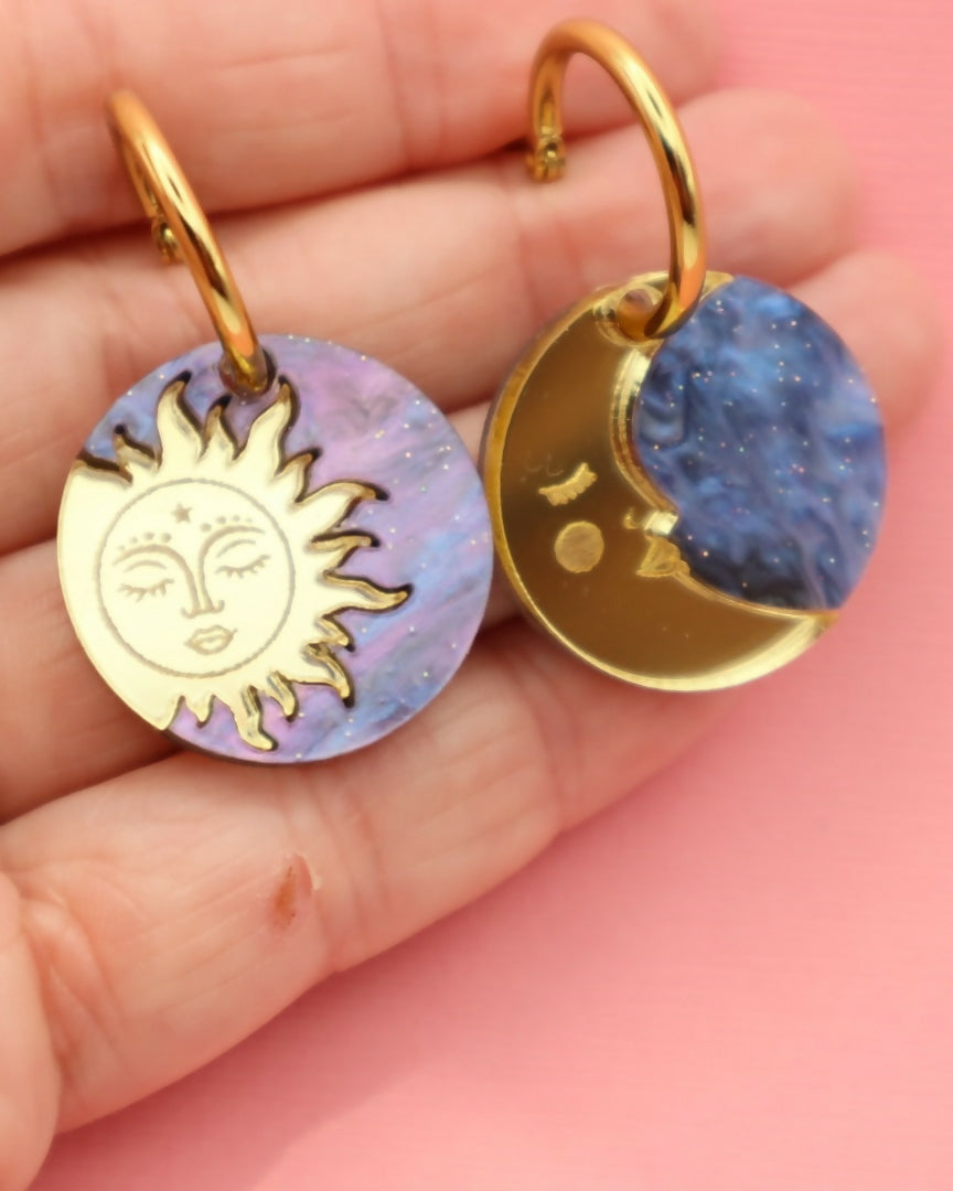 Gold Sun and Moon