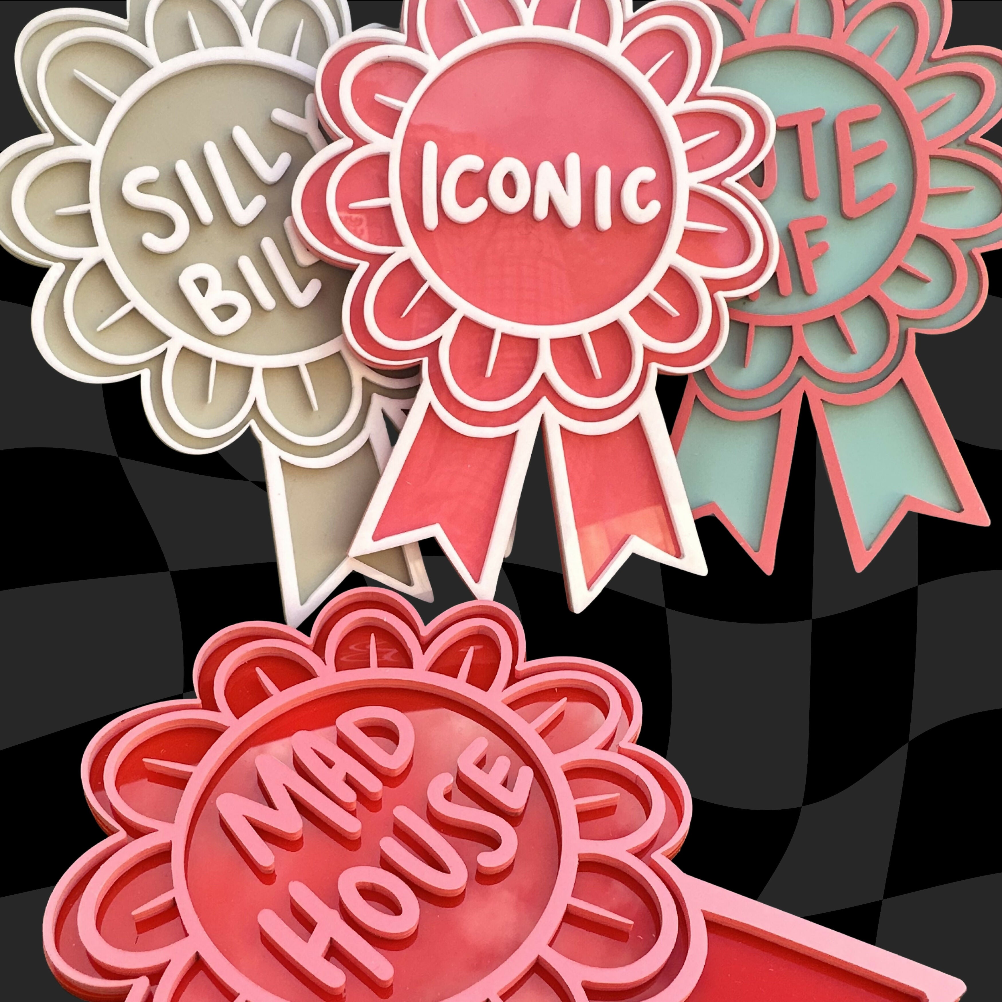 Rosette Wall Art - Funky Wall Decor