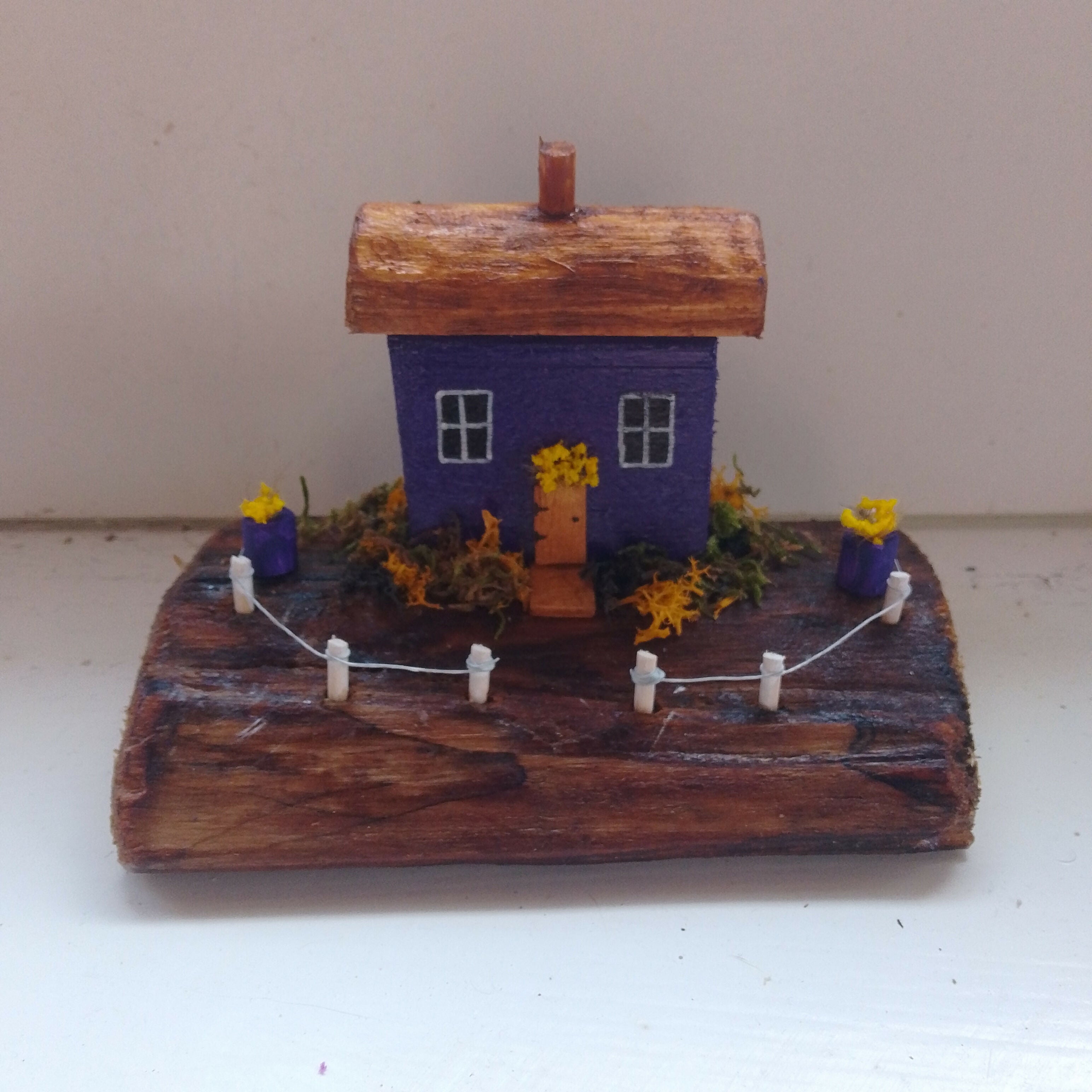 Single Purple Cottage