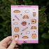 Bear Bakery A6 Sticker Sheet