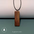 Natural Grain Wood Pendant