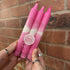 Pack of 3 Unscented Candles - Various Colours - Holders Sold Separately