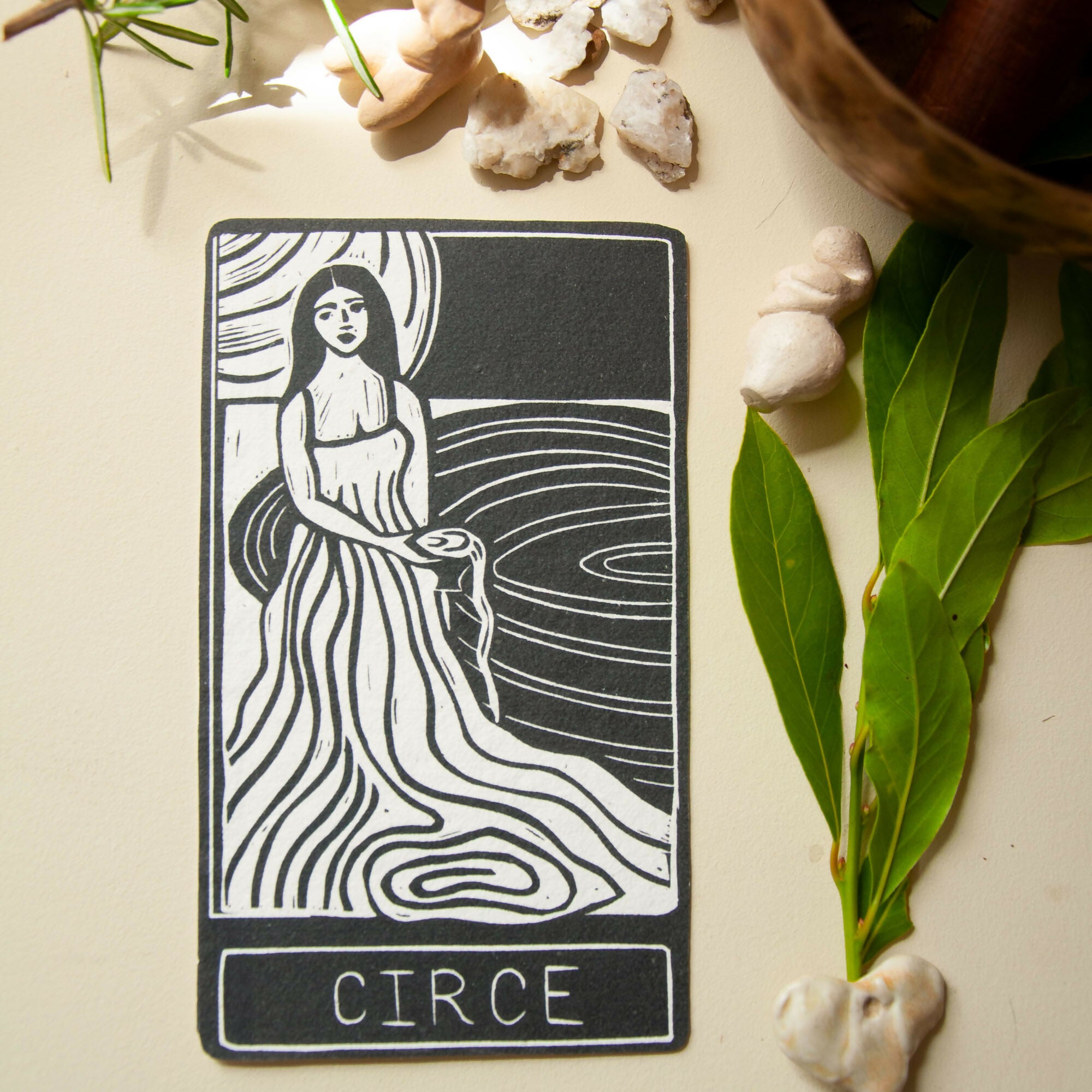 CIRCE GODDESS ALTAR CARD