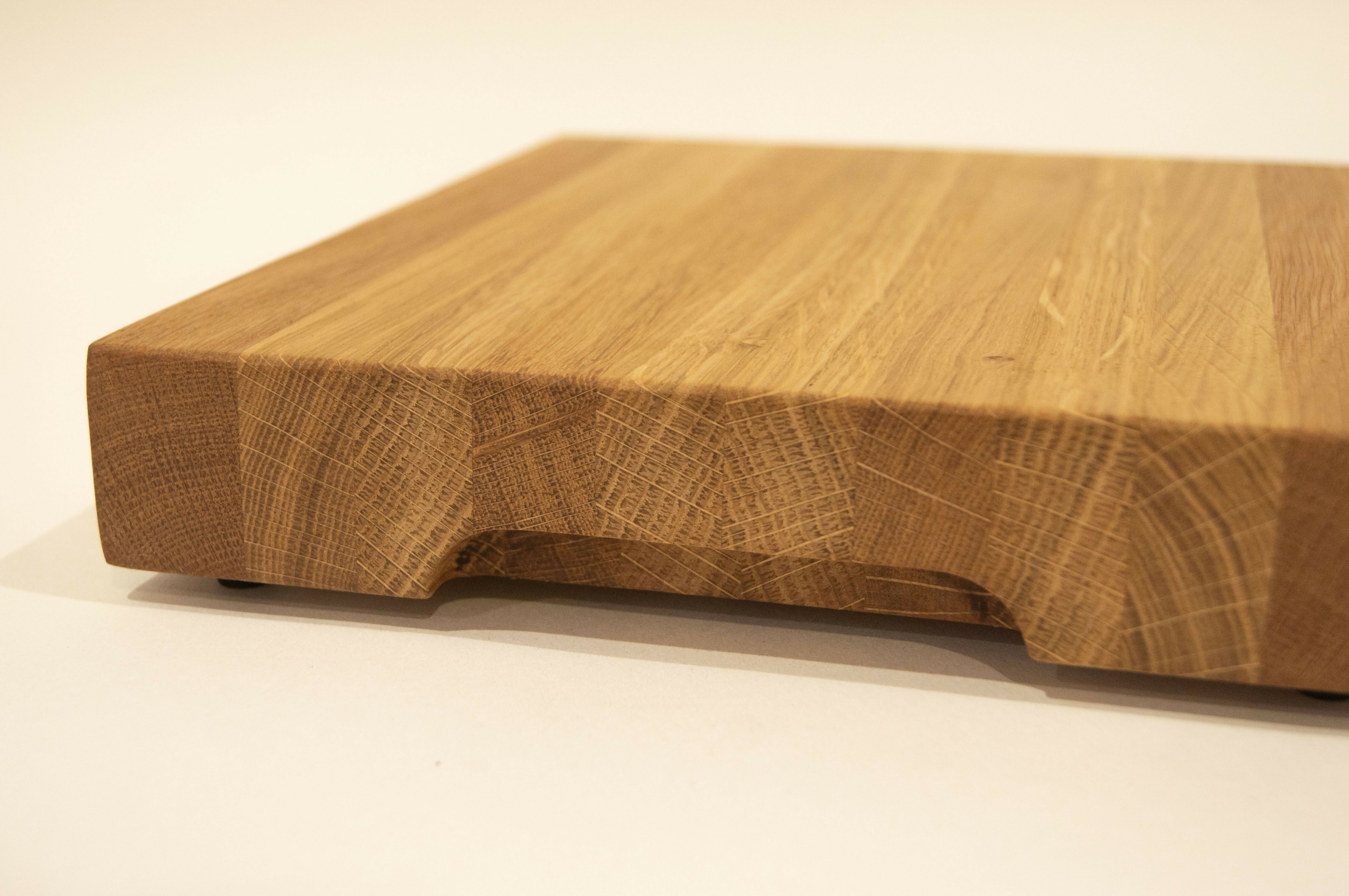 Small Edge-Grain Oak Chopping Board