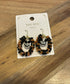 Handmade Micro Crochet Halloween Drop Earrings