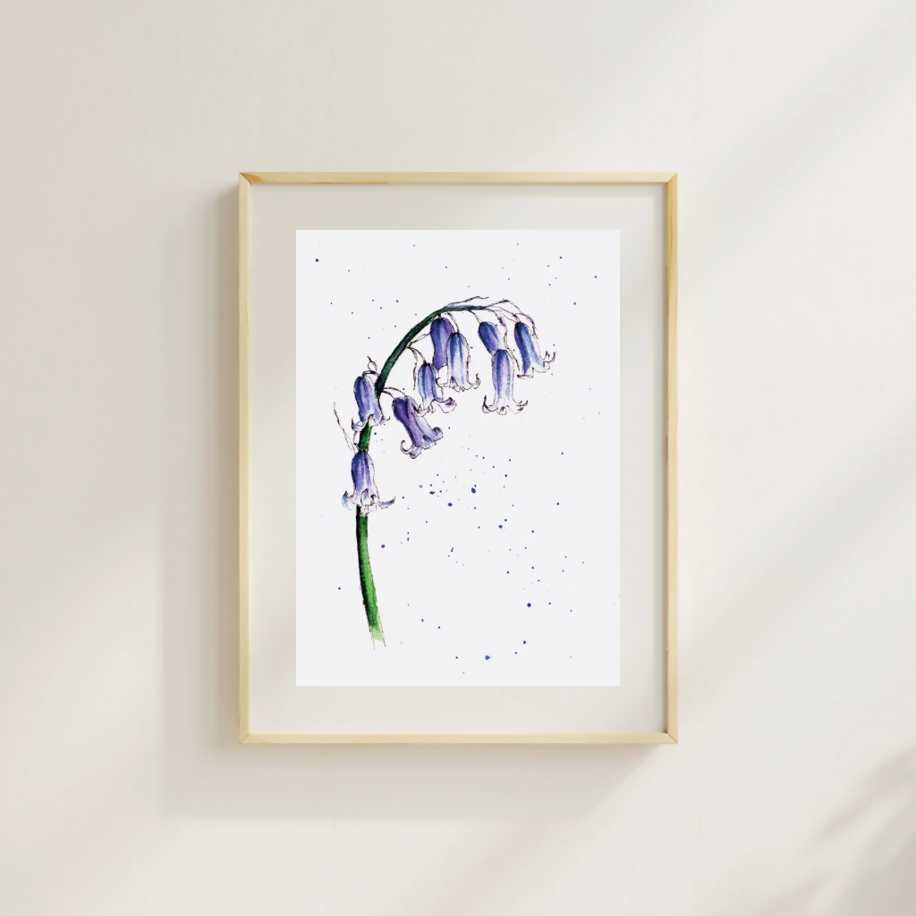 Bluebell Art Print