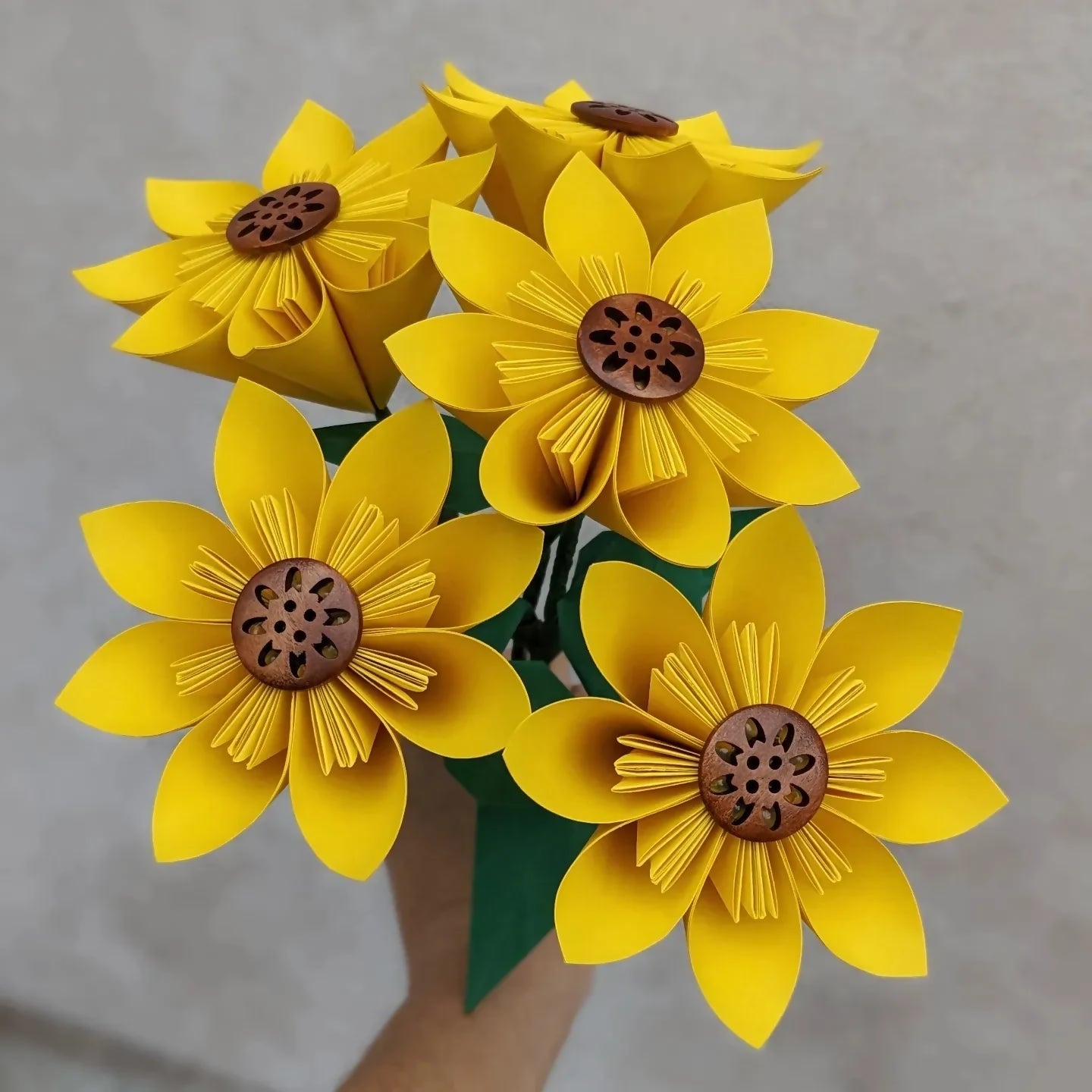 Origami Paper Sunflower