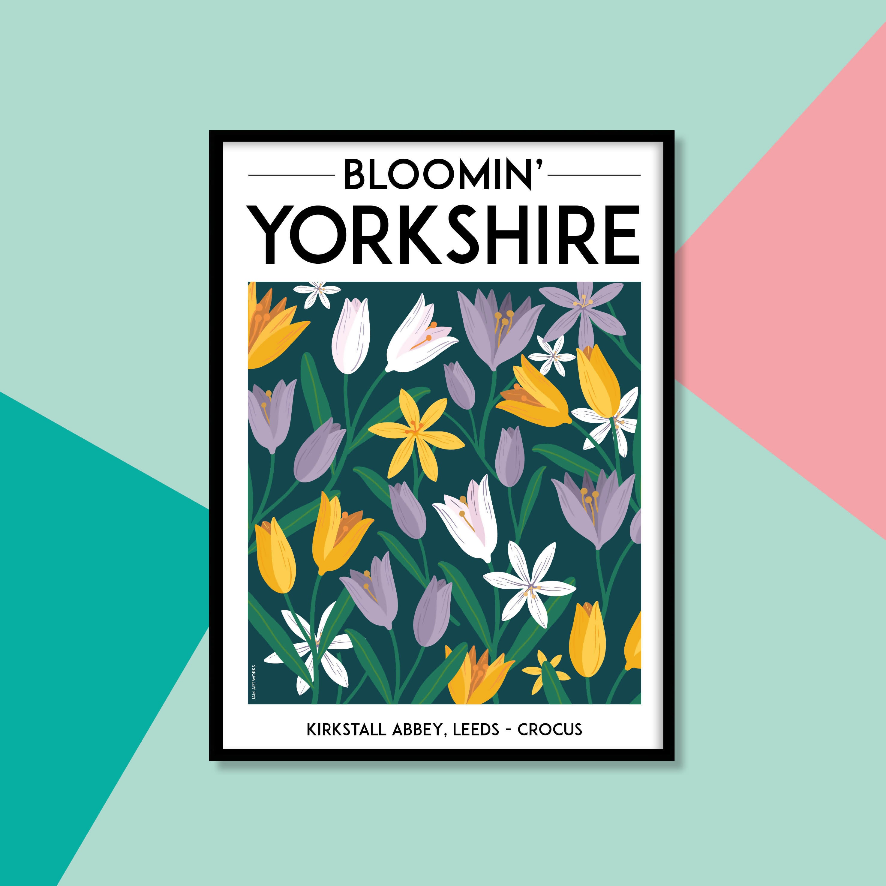 Bloomin' Yorkshire A4 Print