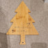 Bamboo Christmas tree chopping board