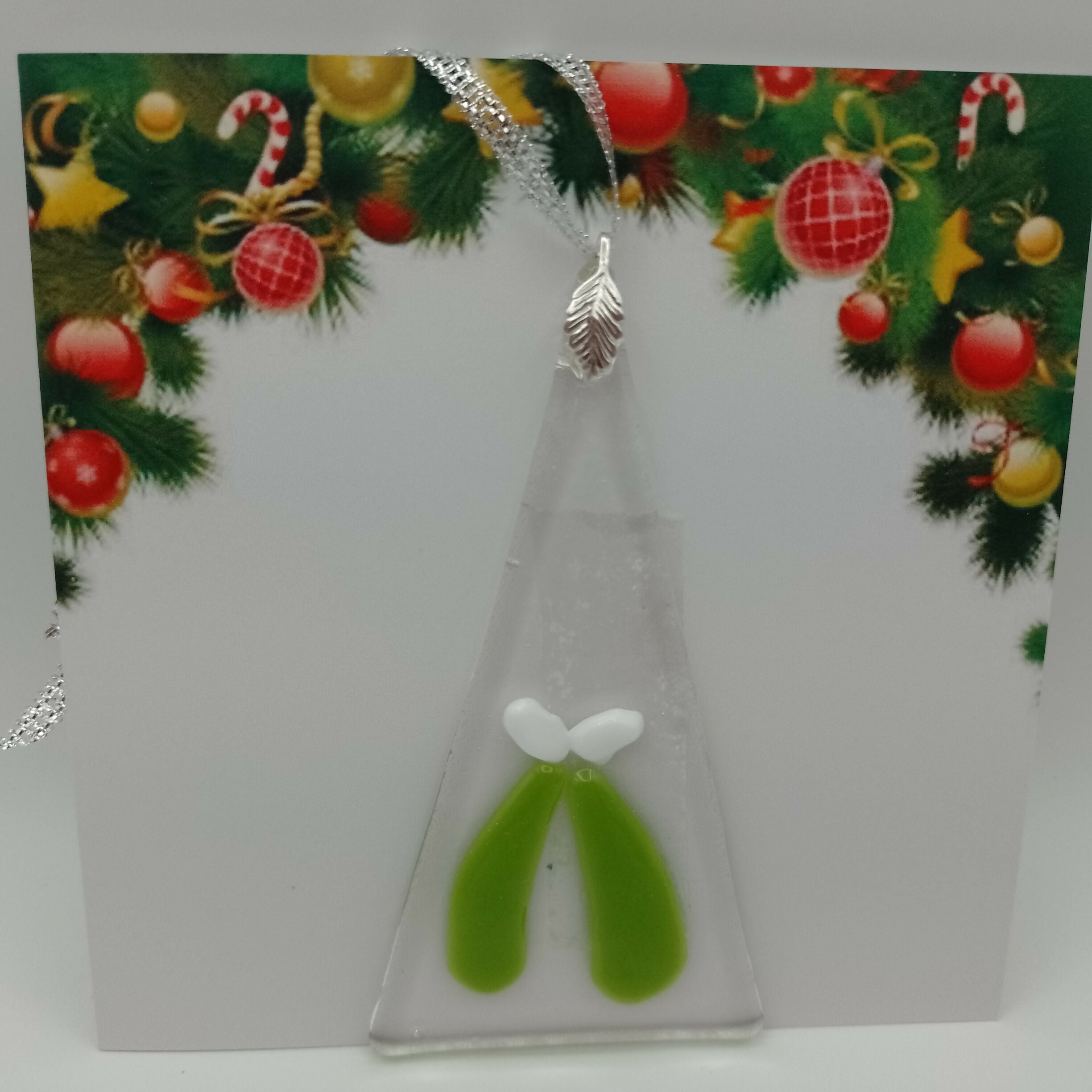 Fused Glass Christmas Card