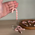 Ceramic Worm Bauble, Christmas Ornament.